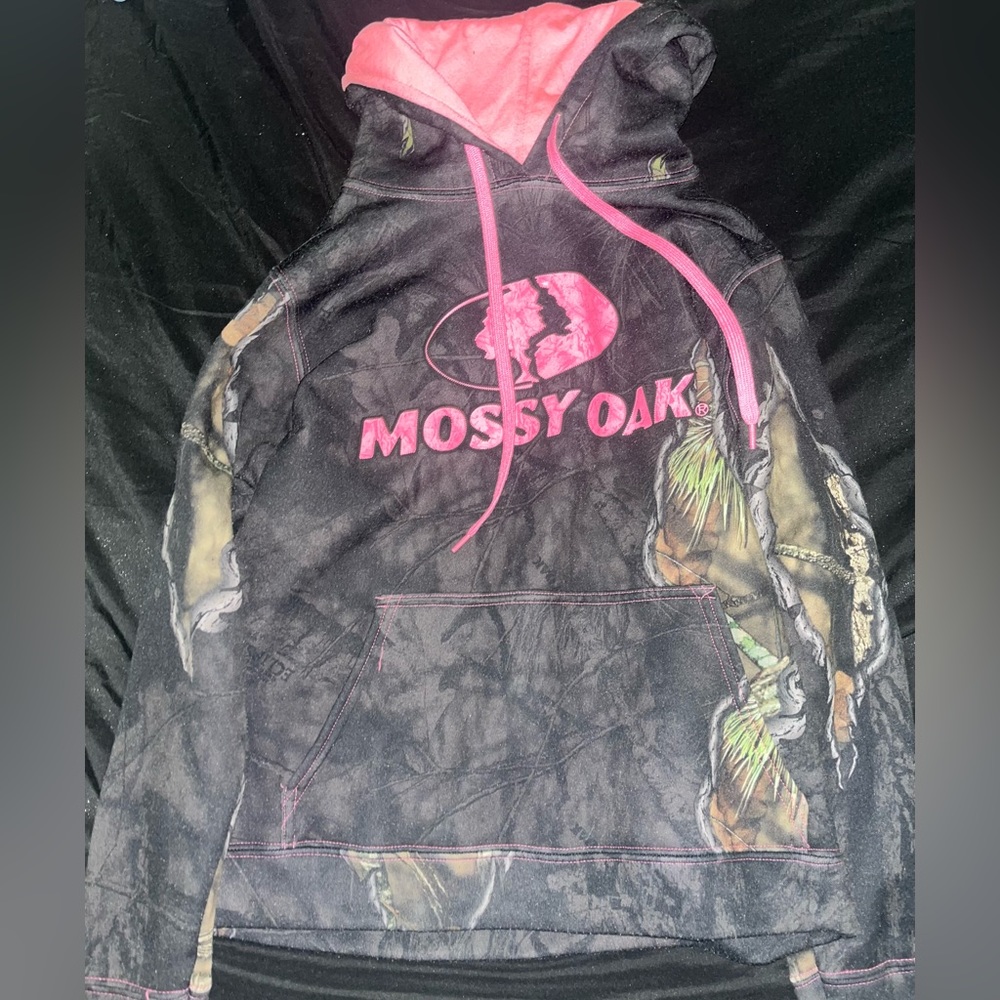 Mossy Oak Camo and Pink Hoodie